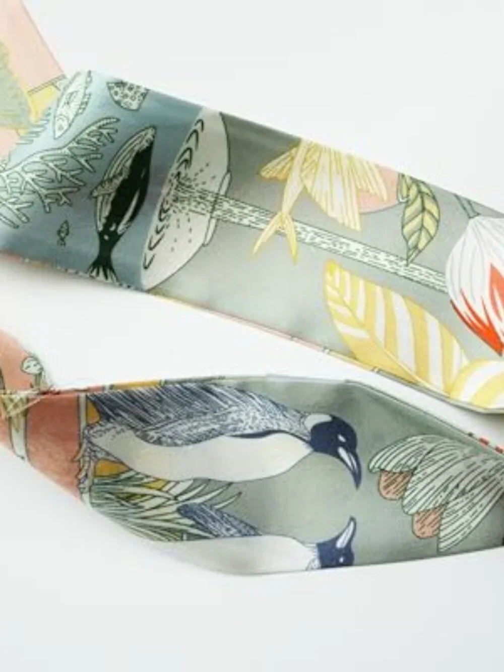 100% Real Mulberry Silk Narrow Scarf - Hair Tie, Handbag Wrap, Neck Tie